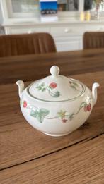 Wedgwood Raspberry suikerpot, Huis en Inrichting, Keuken | Servies, Gebruikt, Overige typen, Ophalen of Verzenden, Wedgwood