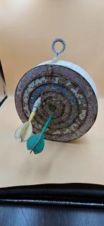 Vintage Dartbord - 19cm, Sport en Fitness, Darts, Ophalen of Verzenden, Gebruikt, Dartbord