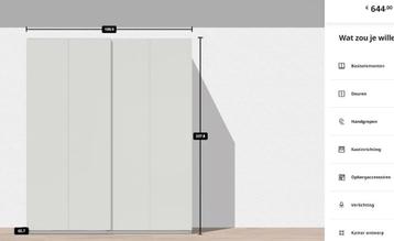 IKEA PAX kledingkast 200x58x236cm, Bezorg-/montageoptie - afbeelding 7