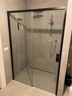 NIEUWE Novellini douchedeur OPE2P137D-1H - zwart profiel, Nieuw, Glas, Douche, Ophalen