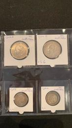 Zilveren rijksdaalder en gulden nl antillen, Ophalen of Verzenden, Koningin Wilhelmina, Losse munt, Zilver
