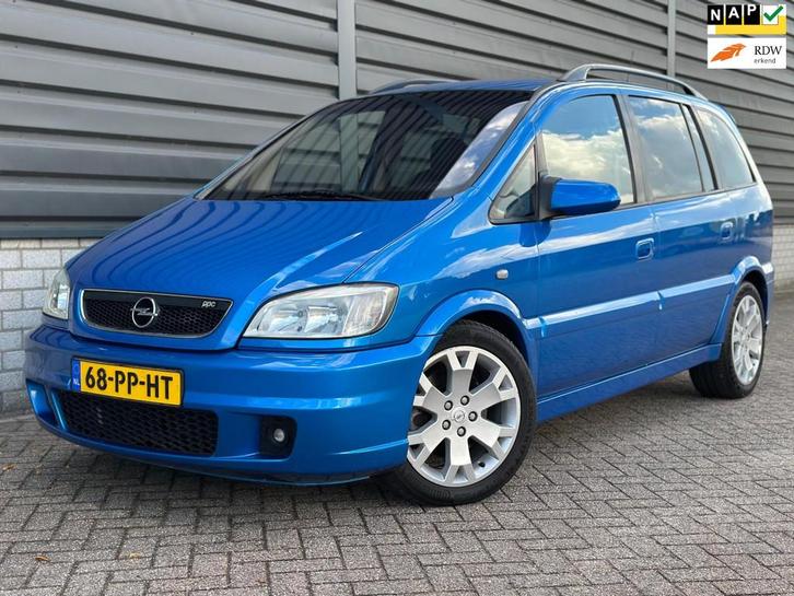 Opel Zafira 2.0-16V OPC 200PK TURBO 7 PERSOONS TOPSTAAT!, Auto's, Opel, Bedrijf, Te koop, Zafira, ABS, Airbags, Boordcomputer