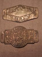 Rijwielplaatjes 1926 en 1928, Ophalen of Verzenden