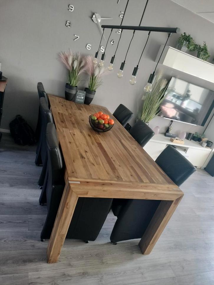 Mango Eettafel Rechthoekig - 6 Personen, Huis en Inrichting, Tafels | Eettafels, 50 tot 100 cm, 200 cm of meer, Rechthoekig, Ophalen