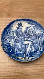 Antiek Enoch Wedgwood bord – “Pedlar” (blauw/wit), Antiek en Kunst, Ophalen of Verzenden