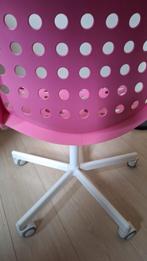 Bureaustoel IKEA roze, Huis en Inrichting, Bureaustoelen, Ophalen, Zo goed als nieuw, Roze, Bureaustoel
