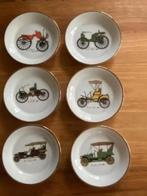 Vintage: 6 petit four schaaltjes -oude auto’s . Winterling, Overige stijlen, Ophalen of Verzenden, Zo goed als nieuw