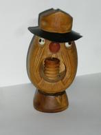Notenkraker Vintage Houten Cowboy Kraalogen, Ophalen, Gebruikt