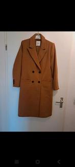 Mooie bruine lange mantel jas van Object maat 36., Kleding | Dames, Jassen | Winter, Bruin, Object, Ophalen of Verzenden, Zo goed als nieuw