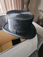 Antieke  vintage Oude burton hoed zwart origineel 1820, Ophalen of Verzenden, Zo goed als nieuw