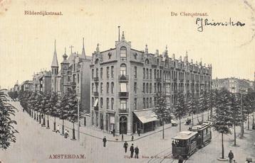 JL782 Amsterdam Bilderdijkstraat de Clerqstraat Tram 1907 beschikbaar voor biedingen