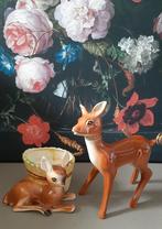Vintage porseleinen hertje - drankflesje + vaasje/bloempotje, Antiek en Kunst, Ophalen of Verzenden