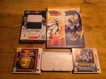 New Nintendo 3ds XL Fire Emblem Fates Edition + games, Guide beschikbaar voor biedingen