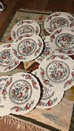 11 gebaksbordjes fine Staffordshire ware Myott Indian tree, Huis en Inrichting, Keuken | Servies, Gebruikt, Ophalen of Verzenden