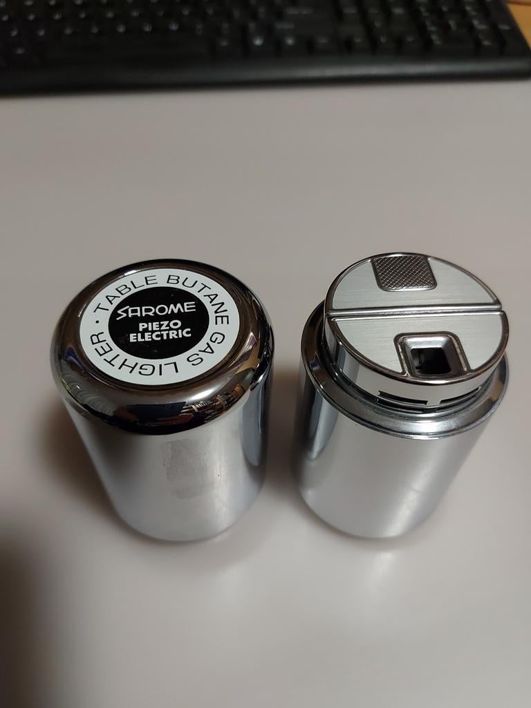 Sarome tafelaansteker chrome, Verzamelen, Ophalen of Verzenden, Nieuw, Sigarenbandjes