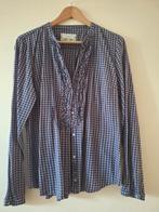 GEDDES EN GILLMORE blouse ruches voorkant maat 40/42!, Blauw, Maat 42/44 (L), Ophalen of Verzenden, Geddes en Gillmore