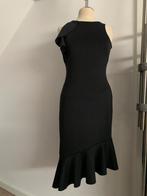 Banana Republic A-symetrische jurk mouwloos zwart 2 = 36/S, Verzenden, Zwart, Zo goed als nieuw, Knielengte