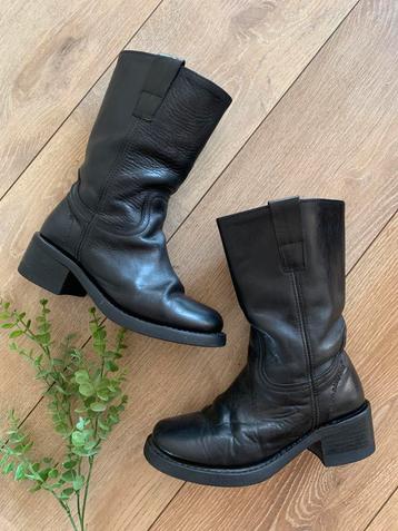 Harley Davidson retro boots blokhak 38 western boots laarzen beschikbaar voor biedingen