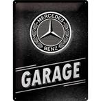 Mercedes Benz garage relief reclamebord van metaal wandbord, Nieuw, Ophalen of Verzenden