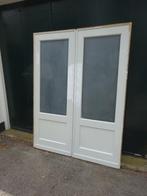 Set antieke (inloopkast) schuifdeuren, 2/76x201cm, jaren 30e, Ophalen, Gebruikt