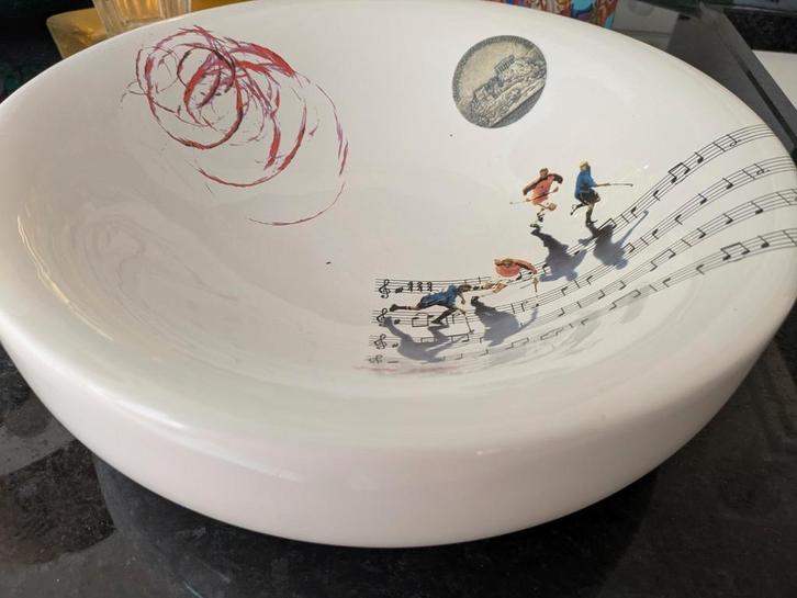 Marcel Wanders schaal Emotions porselein Tichelaar Makkum, Antiek en Kunst, Antiek | Schalen, Ophalen of Verzenden