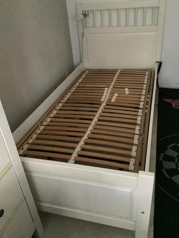 Hemnes wit 1 persoons bed ikea met elektrische lattenbodem!! beschikbaar voor biedingen