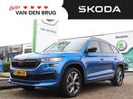 Skoda Kodiaq 1.5 TSI 150pk Sportline Business | Trekhaak | A, 4 cilinders, 150 pk, Blauw, Alcantara