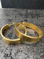 14k gouden oorbellen versace model, Ophalen of Verzenden
