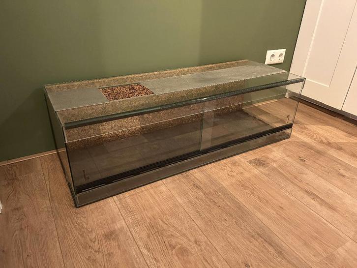 Terrarium IKEA KALLAX 103 cm x 38 cm x 30 cm, Dieren en Toebehoren, Reptielen en Amfibieën | Toebehoren, Gebruikt, Terrarium of Paludarium