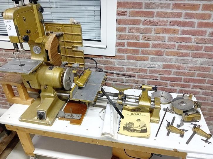 Hekwerk EMCOSTAR Shuurmachine Lintzaag Houtdraaibank Zaag, Tuin en Terras, Tuinhekken en Hekwerk, Gebruikt, Overige typen, Hout