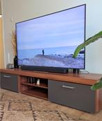 TV Meubel eikenbruin 200 cm, Ophalen, Overige materialen, 150 tot 200 cm, Zo goed als nieuw
