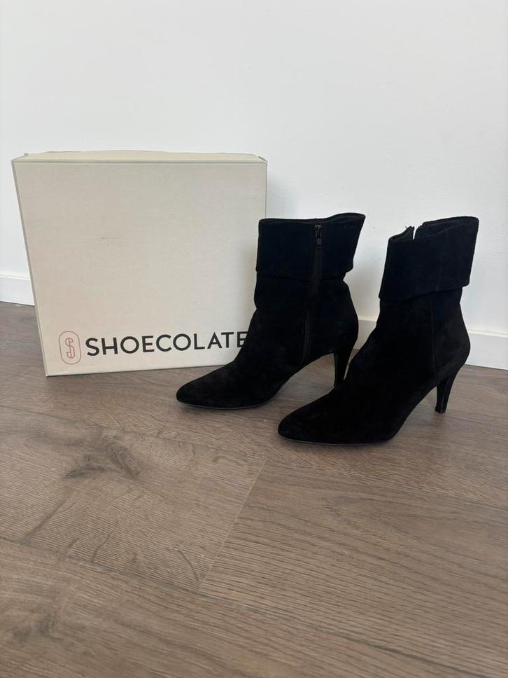 Shoecolate zwarte suède laarsjes maat 40 – zo goed als nieuw, Kleding | Dames, Schoenen, Zo goed als nieuw, Lage of Enkellaarzen