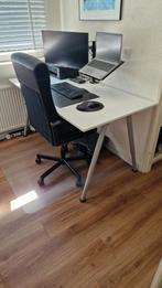 Bureau te koop (160cm x 80cm), Huis en Inrichting, Bureaus, Ophalen, In hoogte verstelbaar, Zo goed als nieuw