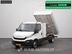Iveco Daily 35C15 3.0L Kipper met Kist Dubbellucht 3,5t Trek, Auto's, 2680 kg, Euro 5, Stof, Gebruikt