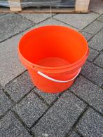 1500 stuks nieuwe kunststof emmers met deksel 5 ltr, Ophalen, Nieuw, Kunststof, Met deksel