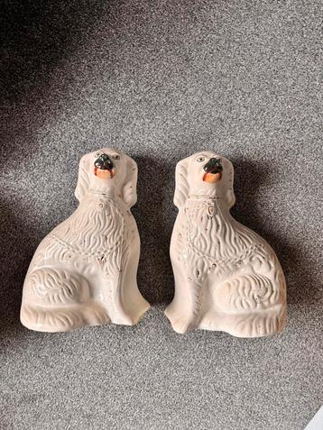 Set 'hoerenhondjes' porseleinen honden beelden, antiek beschikbaar voor biedingen
