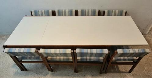 Eetkamerset Pastoe. 8 stoelen met tafel. Japanse serie, Huis en Inrichting, Complete eetkamers, Ophalen