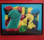 schilderij uit Haïti, Ophalen