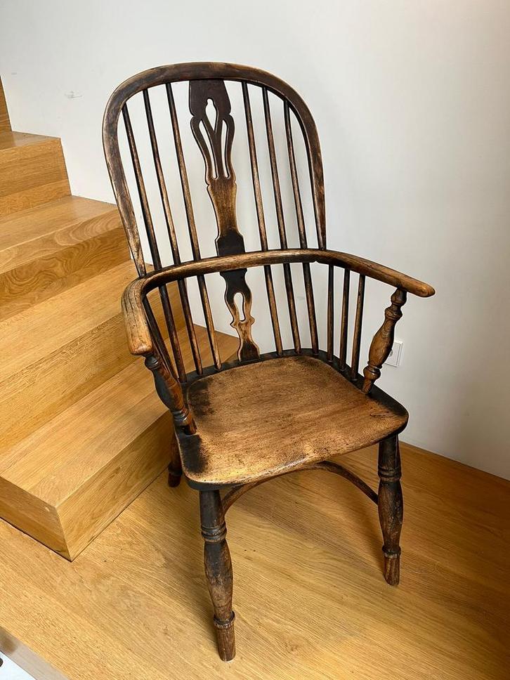 Antieke Windsor Stoel - PBD 1, Antiek en Kunst, Antiek | Meubels | Stoelen en Banken, Ophalen of Verzenden