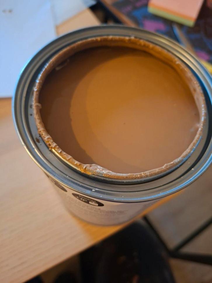 Muurverf Bruin 1L - Karwei, Doe-het-zelf en Verbouw, Verf, Beits en Lak, Nieuw, Ophalen