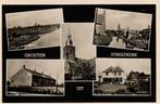 Groeten uit Streefkerk - 5 afb o.a. kerk school - 1953 gelop, Verzamelen, Ansichtkaarten | Nederland, Ophalen of Verzenden, Voor 1920