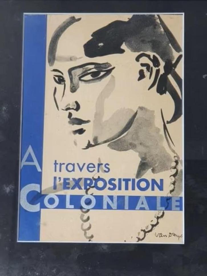 Kees van Dongen a travers l' exposition Coloniale 1931, Antiek en Kunst, Kunst | Litho's en Zeefdrukken, Ophalen