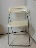 Ikea Nisse klapstoelen, Kunststof, Gebruikt, Twee, Wit