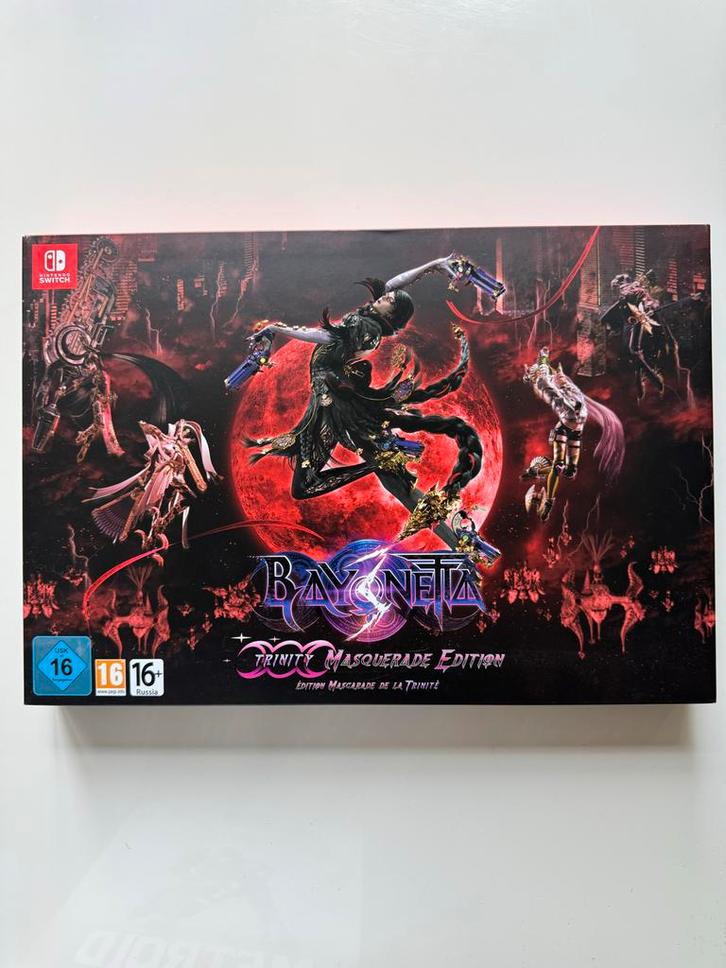 Bayonetta Trinity Masquerade Edition - Nieuw!, Spelcomputers en Games, Games | Nintendo Switch, Nieuw, Avontuur en Actie, 1 speler