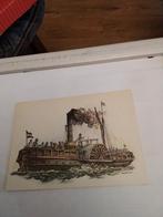 G.J.FRANS NAEREBOUT - HOUTEN STOOMRADERBOOT "DE SCHELDE", Ophalen of Verzenden, Klederdracht