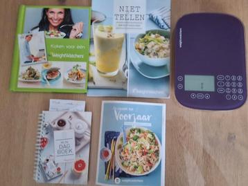 Weight watcher dieetboeken set inclusief weegschaal beschikbaar voor biedingen