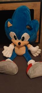 Grote Pluche Sonic Knuffel - 80cm, Ophalen of Verzenden