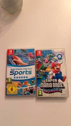 Nintendo Switch Games: Sports & Mario Bros. Wonder, Eén computer, Ophalen of Verzenden, Zo goed als nieuw, 3 spelers of meer