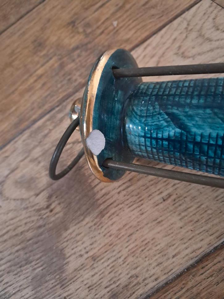 Oude decoratieve mijnlamp, Antiek en Kunst, Antiek | Lampen, Ophalen of Verzenden