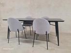 Leuke set tafel met 4 stoelen, Vintage retro landelijk, Xx, Xx, Teakhout